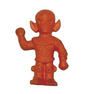 Diener Rubber Toy Figure Eraser Monster Space Alien Kaijou Vintage Orange 1980’s